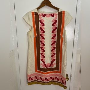 Vintage Milly New York Women Silk Dress Size 4 Multicolor Made in USA SAKS